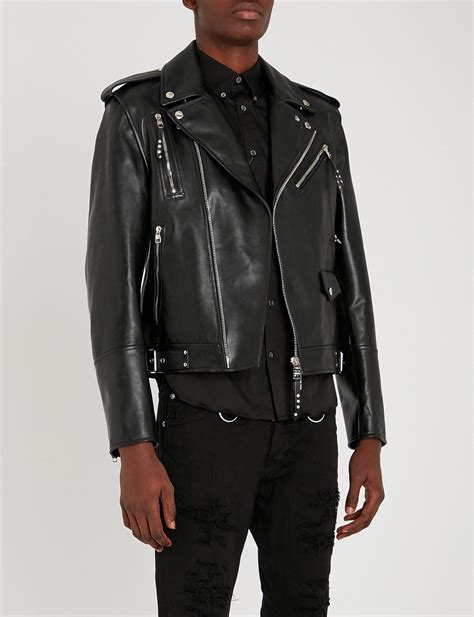 alexander mcqueen leather biker jacket.